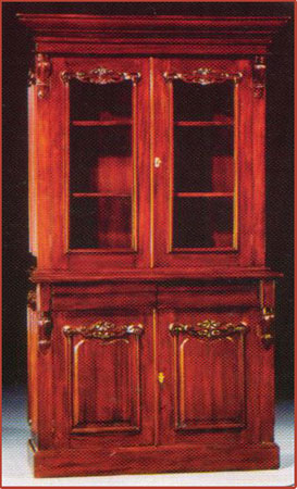 3 Door Victorian Bookcase