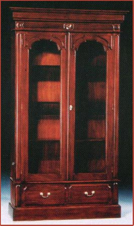 Victorian Bookcase 2 Door - Click Image to Close