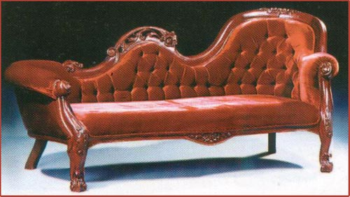 Louis Single Ended Carved Chaise